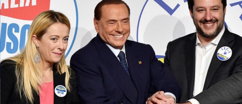 Meloni Salvini Berlusconi