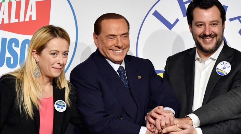 Meloni Salvini Berlusconi