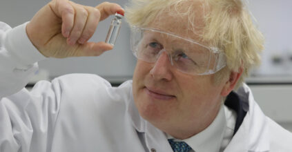 piano Boris Johnson BoJo lockdown