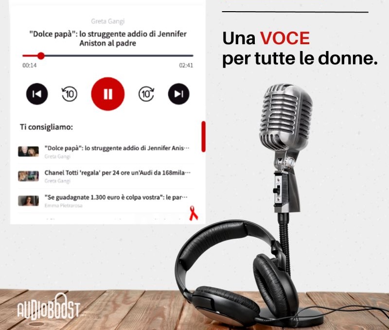Festa della donna, torna per celebrare l’8 marzo l’iniziativa di Audioboost Una voce per tutte le donne