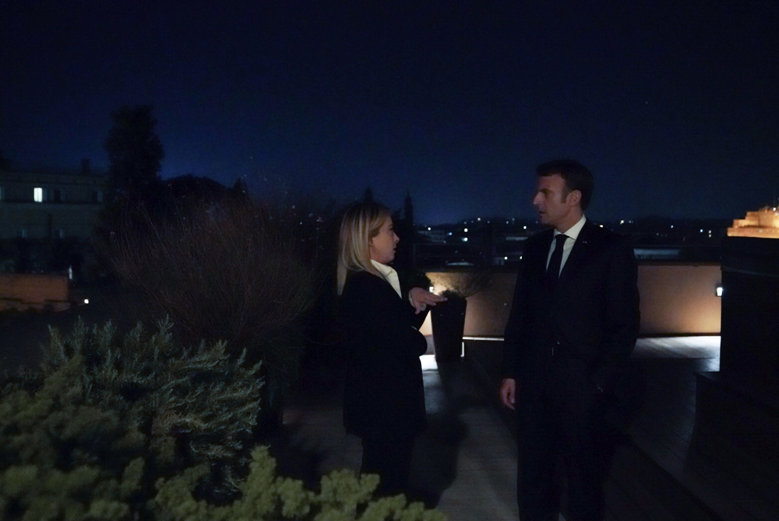 meloni macron