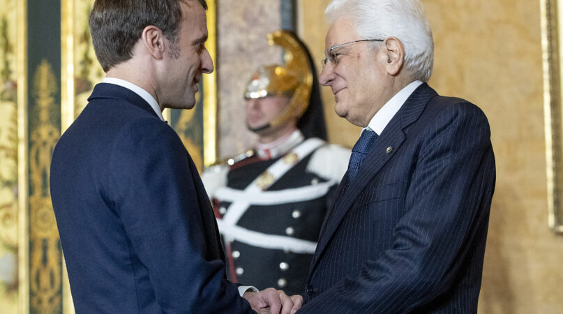 Mattarella Macron