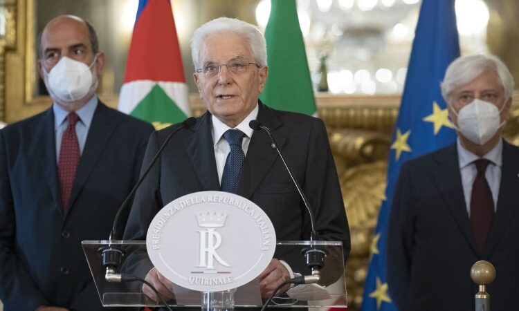 Mattarella Scioglimento Camere