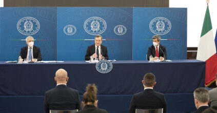 conferenza stampa draghi