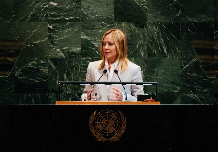 Giorgia Meloni Onu discorso