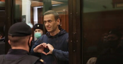 protesta San Valentino Navalny