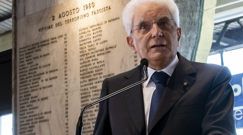 Mattarella Piantedosi Nordio Meloni Bologna 1980