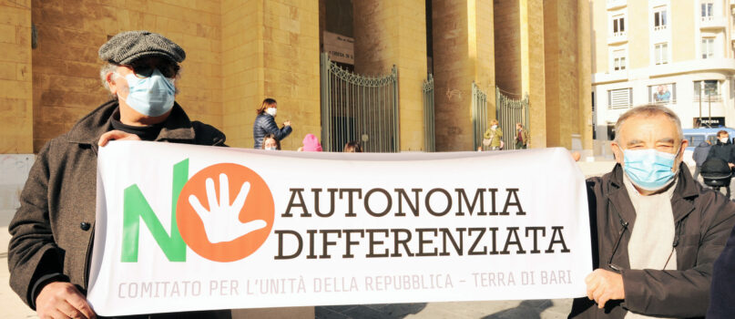 Bozza Riforma Autonomia Differenziata