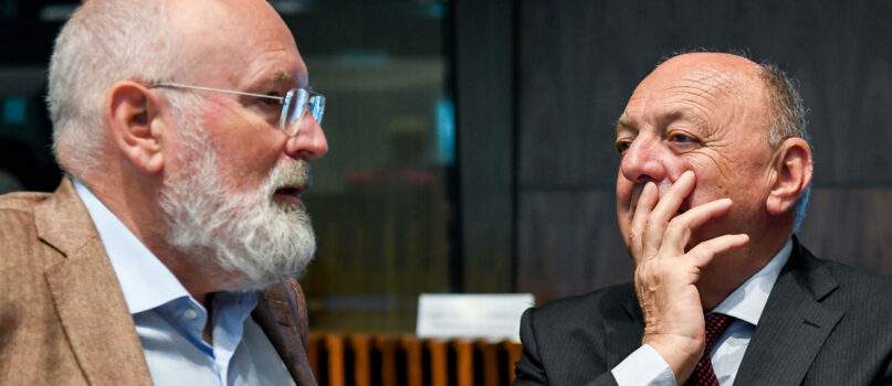 Green Deal Timmermans Hoekstra