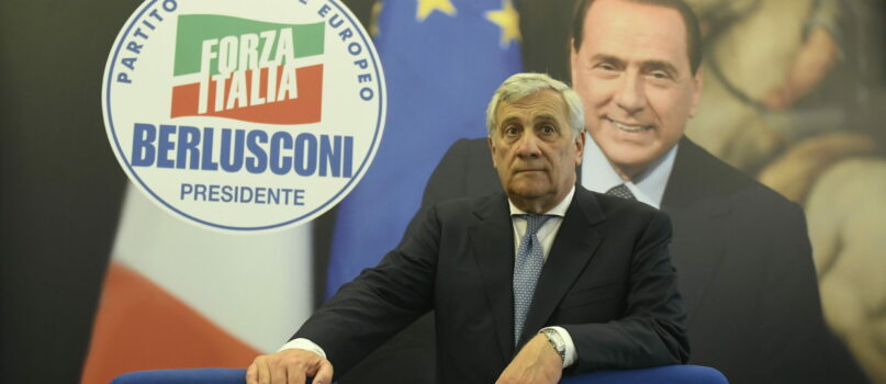 Tajani Forza Italia