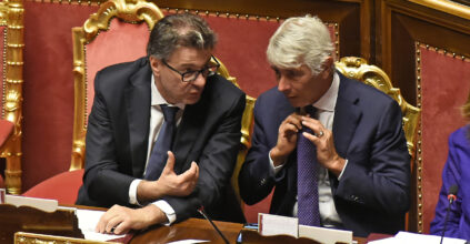 Andrea Abodi e Giancarlo Giorgetti