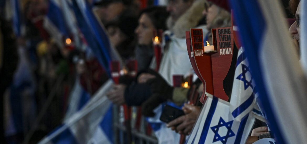 manifestazione contro antisemitismo