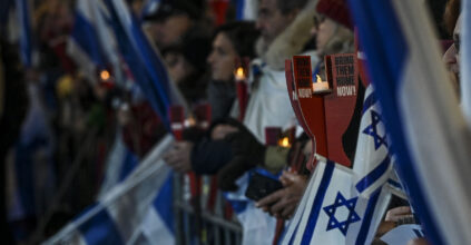 manifestazione contro antisemitismo
