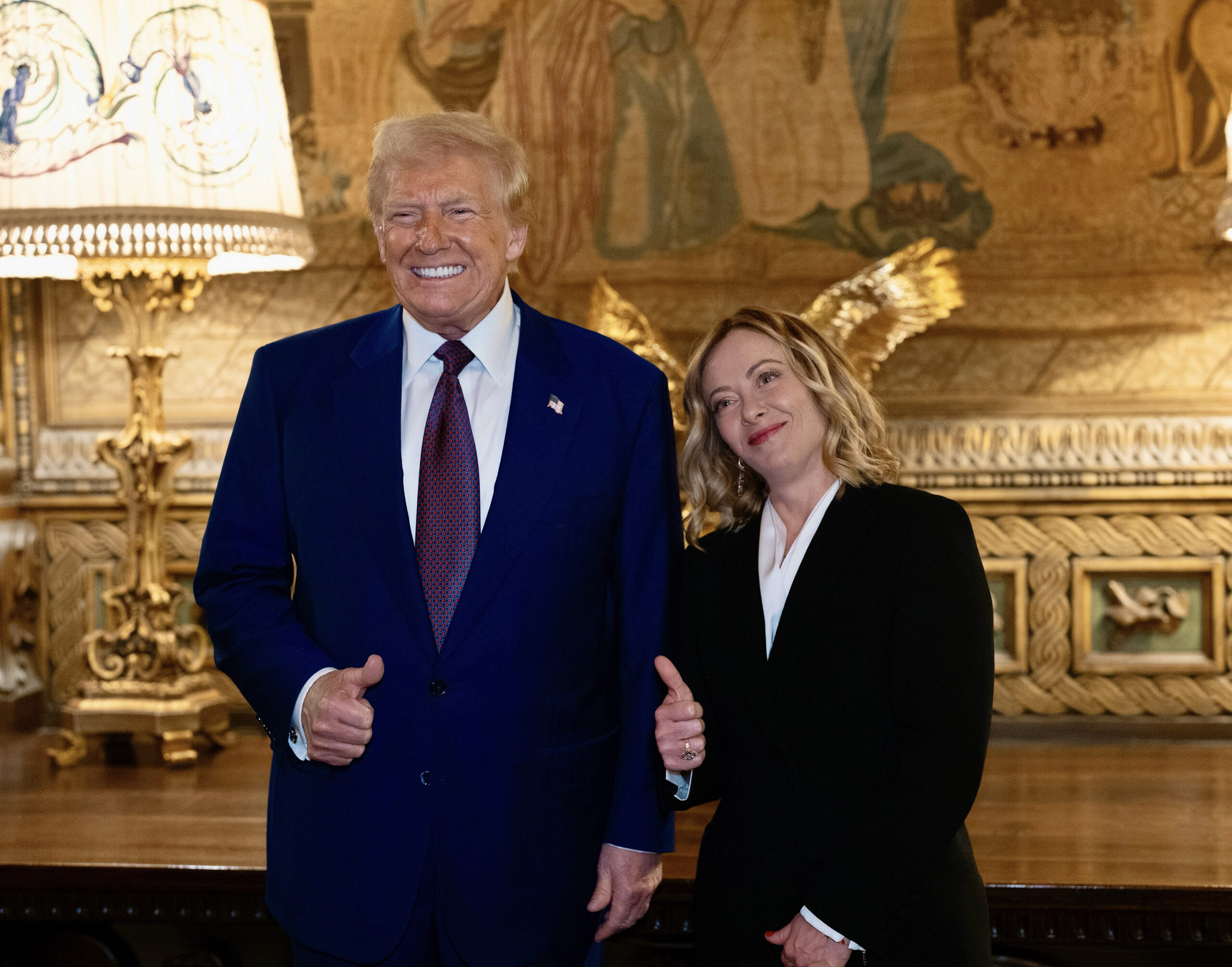 Meloni Cpac Trump