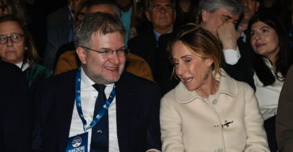 Arianna Meloni e Carlo Fidanza