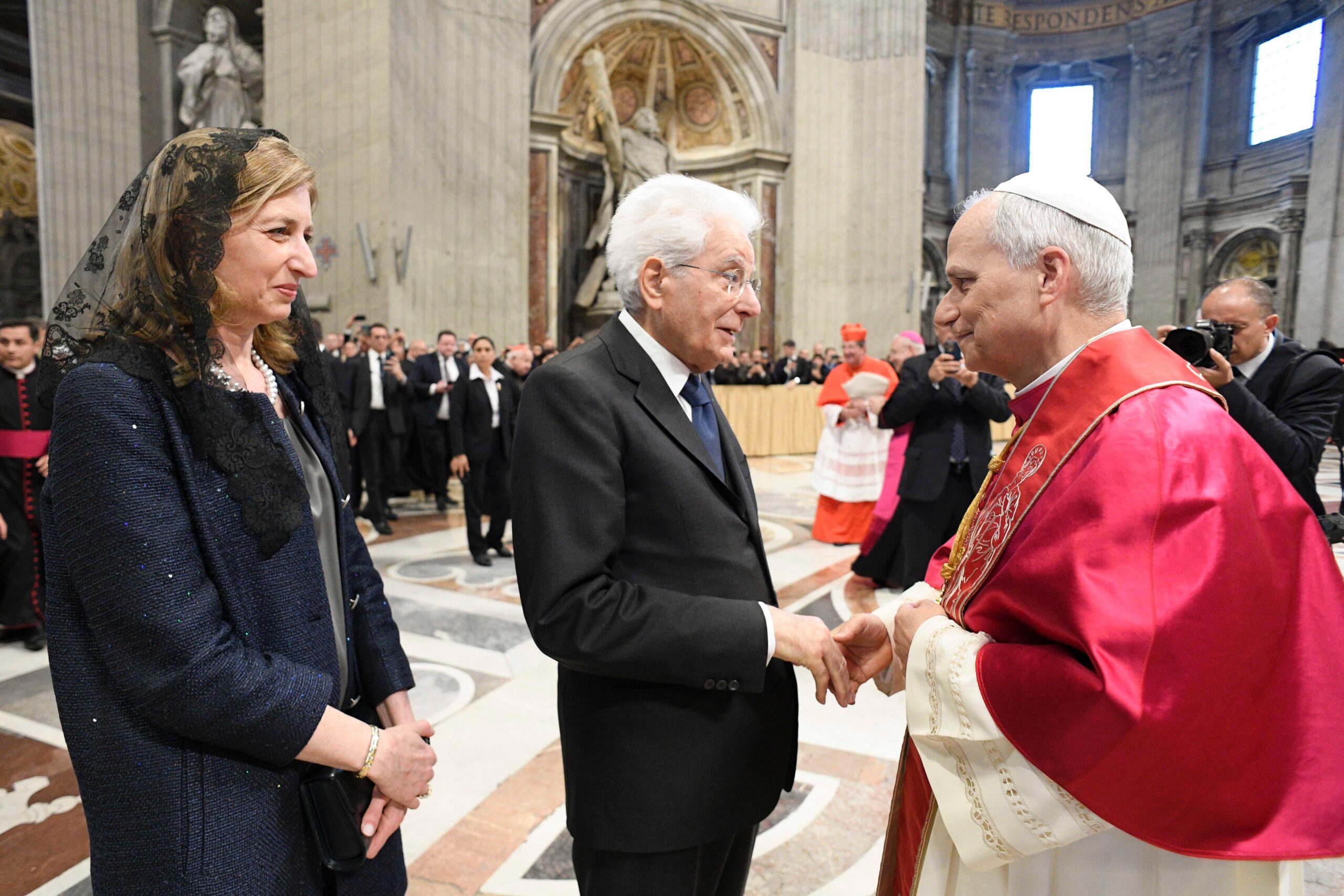 Leone XIV Mattarella