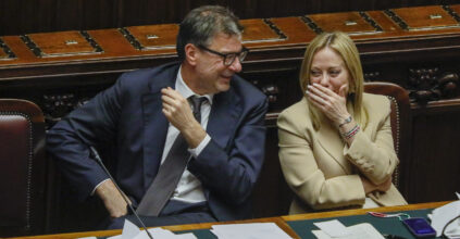 Giorgetti Meloni Consiglio dei Ministri