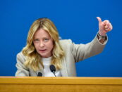 Conferenza stampa Meloni