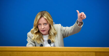 Conferenza stampa Meloni