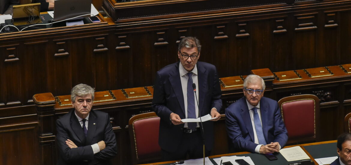 Giancarlo Giorgetti ministro Economia