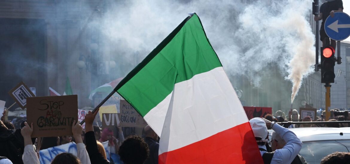 manifestazioni e cortei in Italia