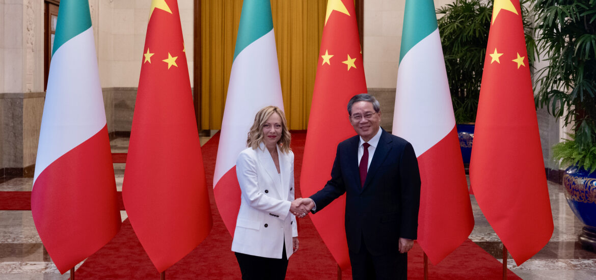 Meloni Cina