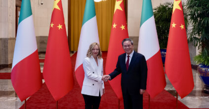 Meloni Cina