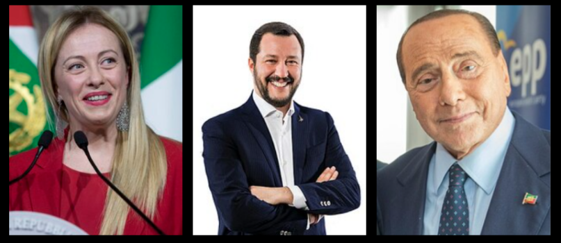 Centrodestra, Meloni, Salvini, Berlusconi