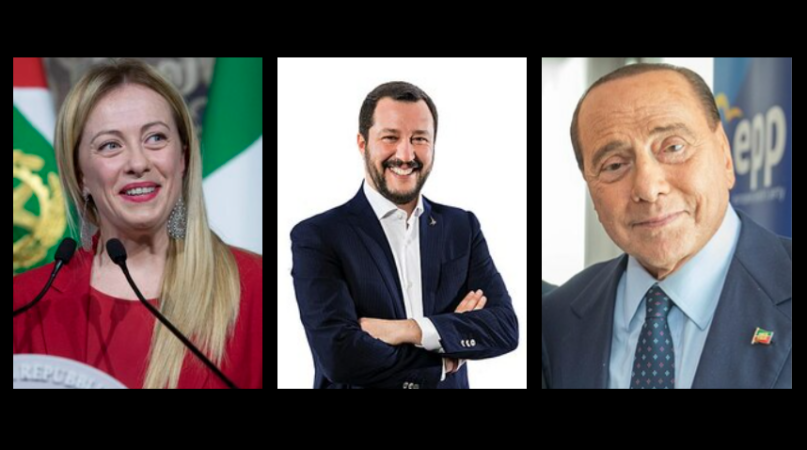 Centrodestra, Meloni, Salvini, Berlusconi