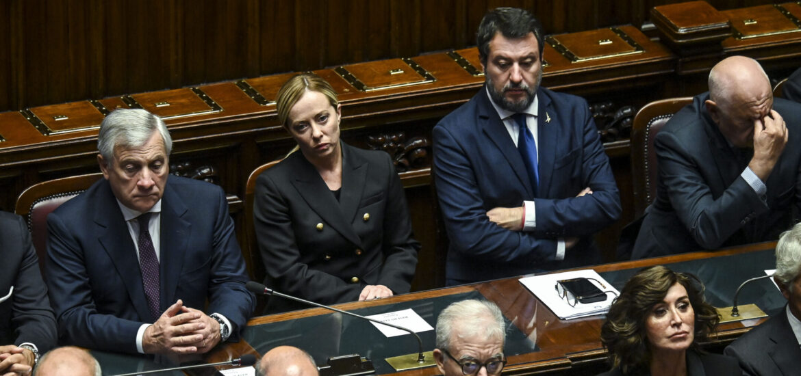 Meloni Tajani Salvini presenti all'Independence Day
