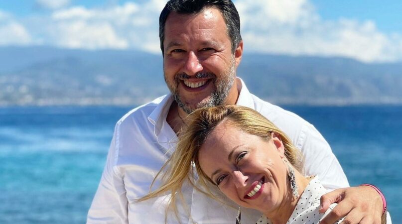 Salvini Migranti Meloni