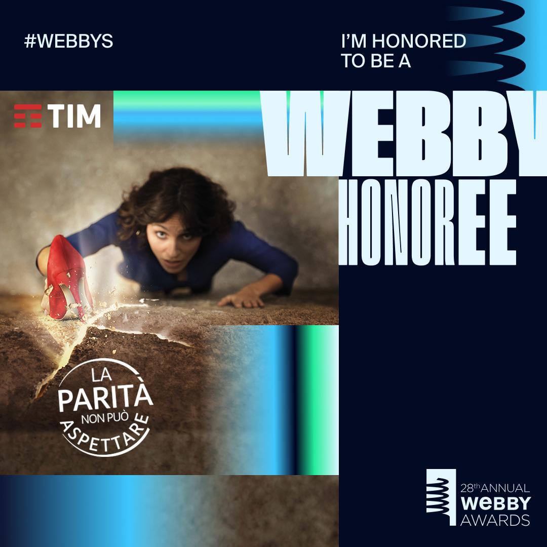 TIM parità Webby Awards