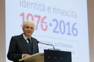 Mattarella Gemona