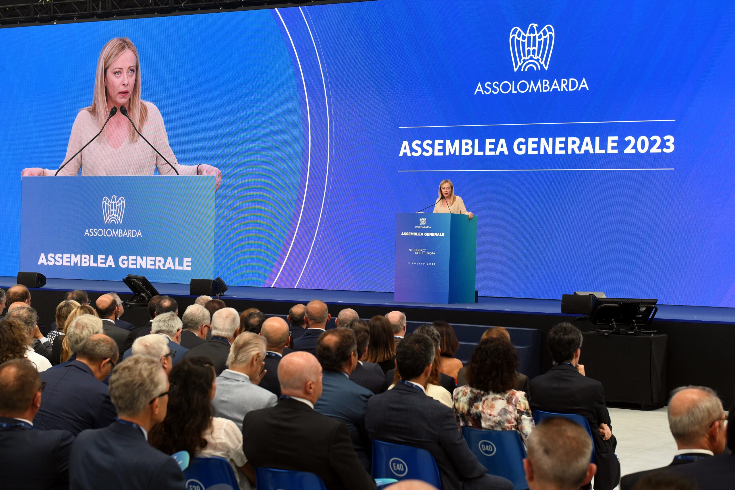 meloni assolombarda