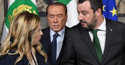 meloni salvini campagna elettorale berlusconi meloni salvini