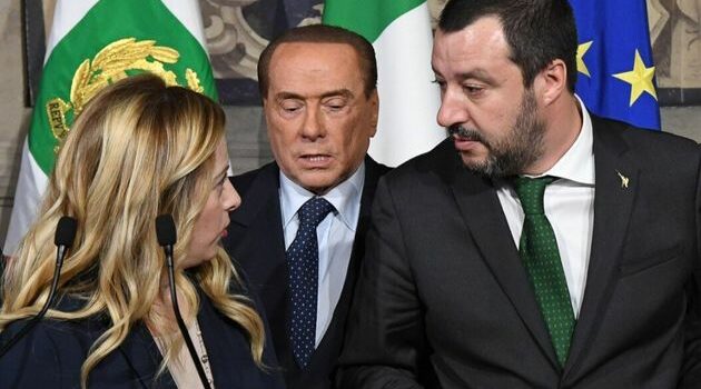 Meloni Salvini Campagna Elettorale Berlusconi Meloni Salvini