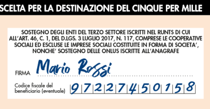 cinque per mille
