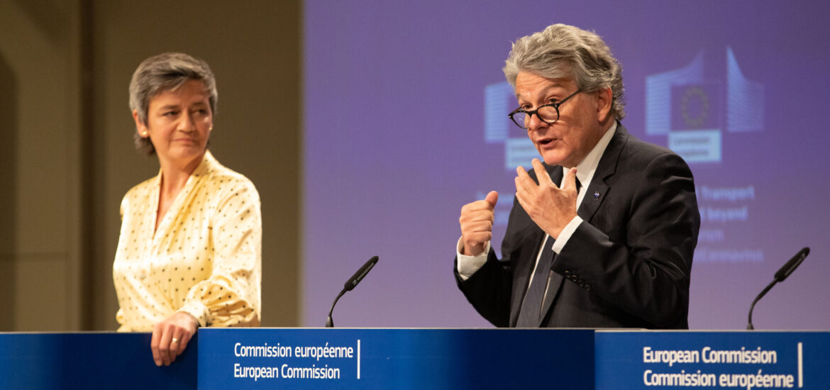 breton vestager ceos telecomunicazioni