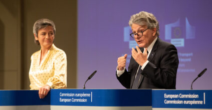 breton vestager ceos telecomunicazioni
