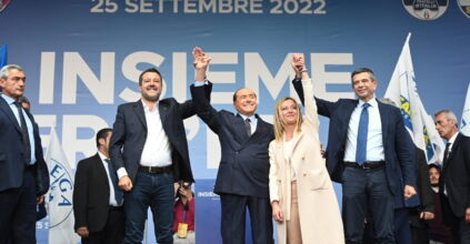 meloni Salvini Berlusconi partito unico centrodestra crosetto