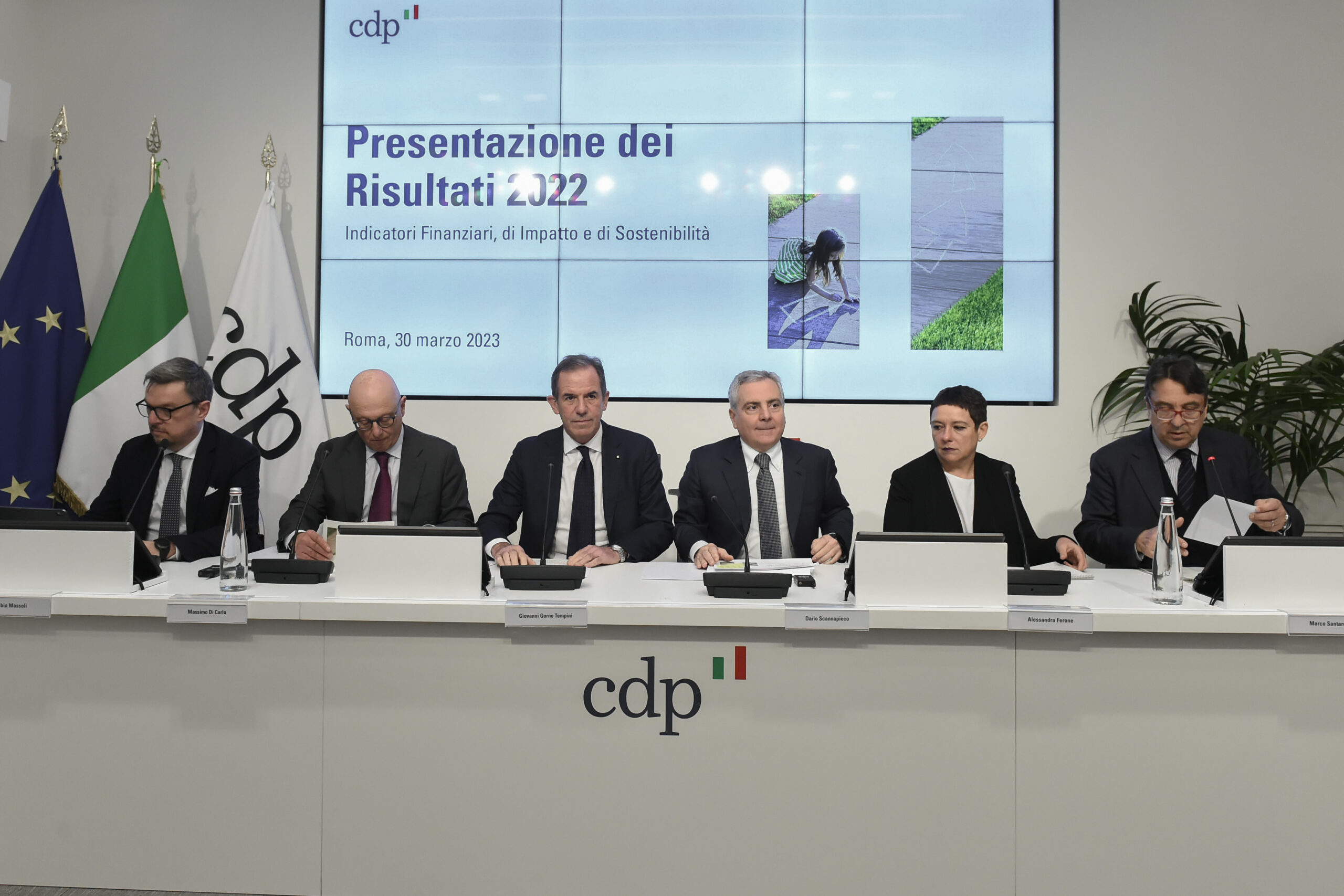 conti cdp 2022 risultati scannapieco
