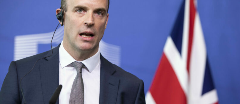 Lettera Dimissioni Dominic Raab Uk