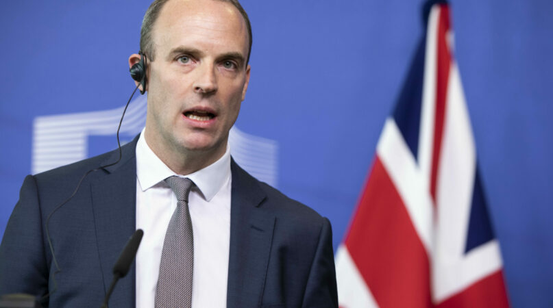 Lettera Dimissioni Dominic Raab Uk