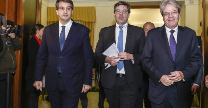dossier Pnrr Raffaele fitto, Paolo gentiloni, Giancarlo Giorgetti