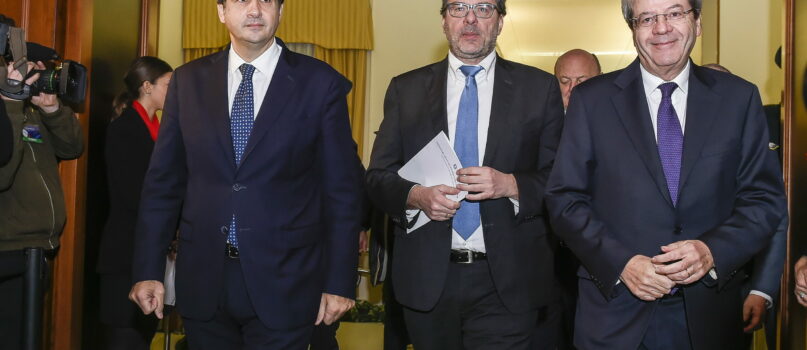 Dossier Pnrr Raffaele Fitto, Paolo Gentiloni, Giancarlo Giorgetti