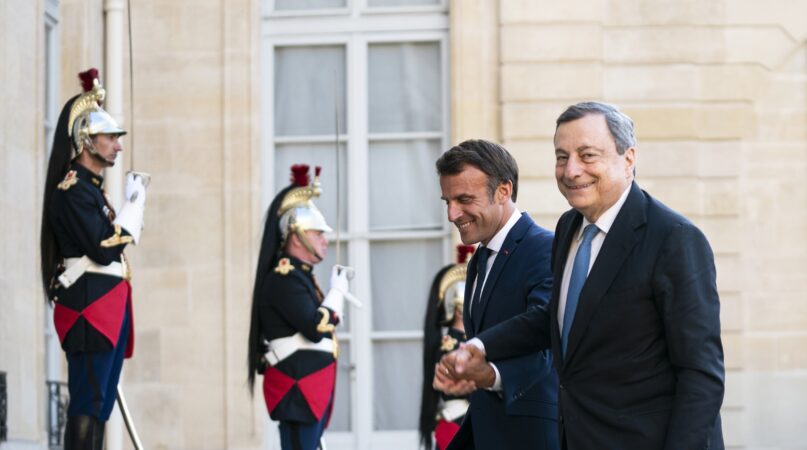 Draghi Macron