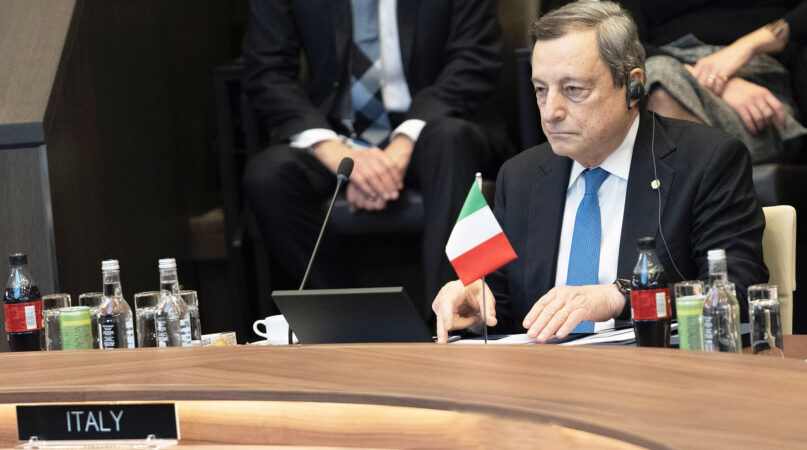 DRAGHI Putin CONTE NATO