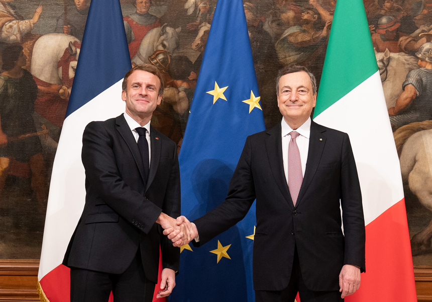 draghi macron