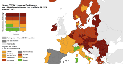 Covid, ecco le (fosche) previsioni di ECDC per novembre