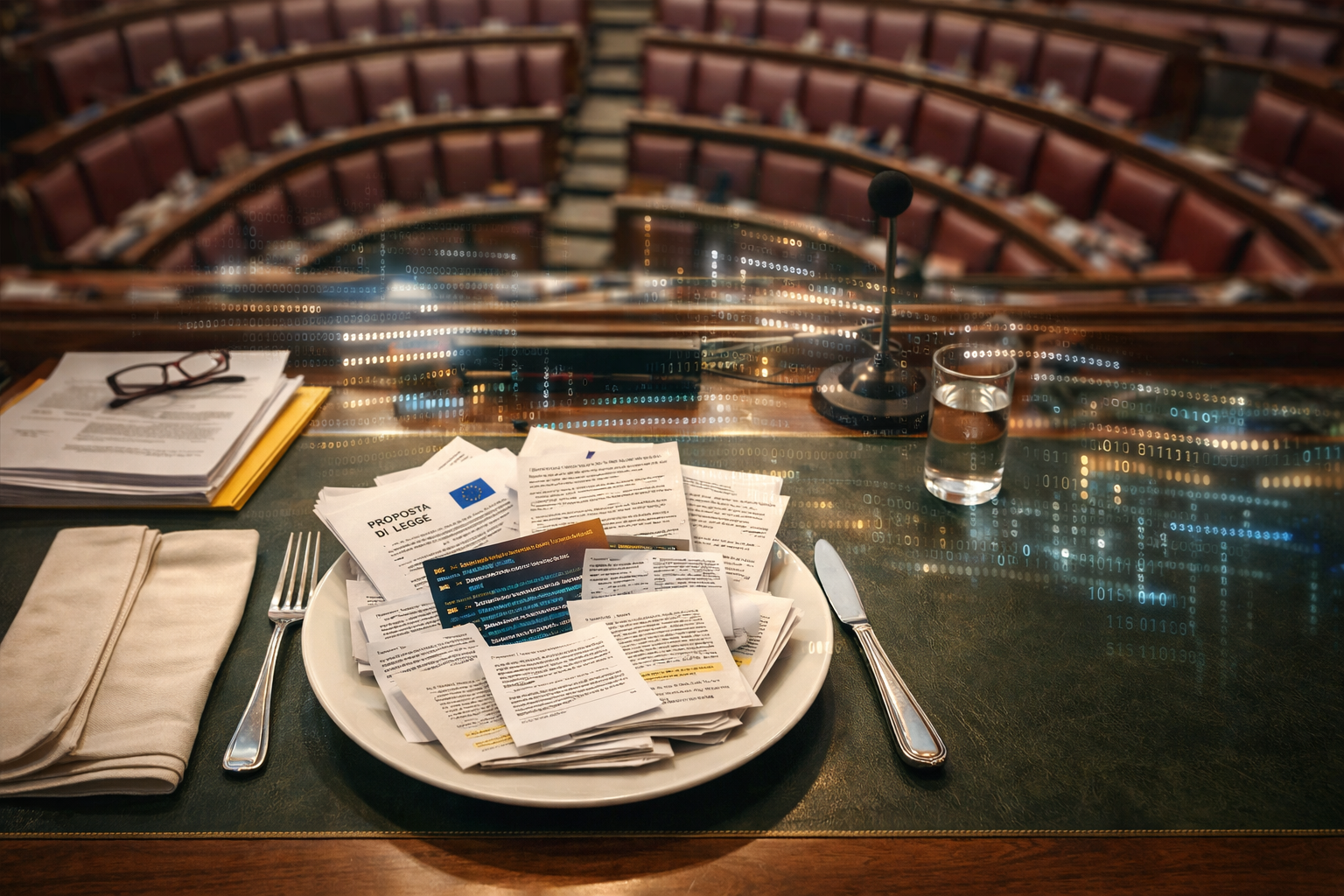 L’IA entra in Parlamento. Ma chi governa la sua dieta?